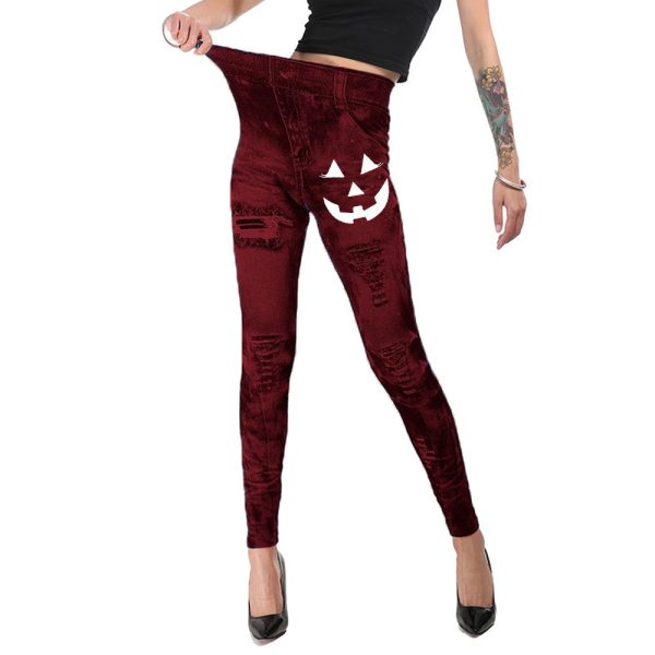 ⁦Buttocks Slimming Pencil Leggings Women's Autumn And Winter Trousers⁩ - الصورة ⁦2⁩