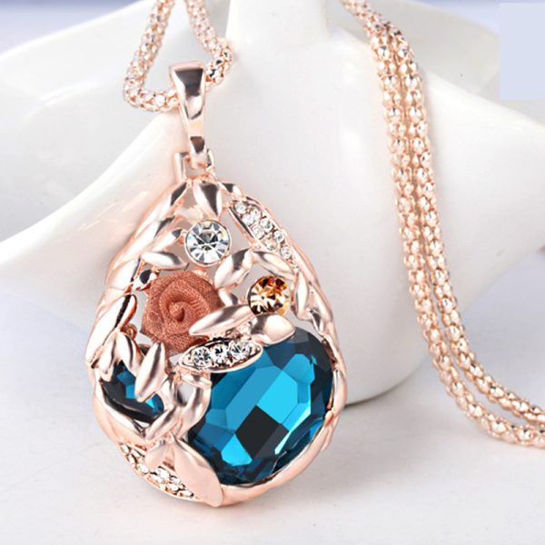 ⁦Accessories Decorative Jewelry Necklace Sweater Chain Long Women⁩ - الصورة ⁦2⁩