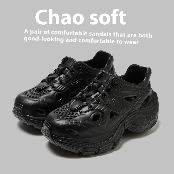 ⁦Women's Hole Casual Shoes Sneaker Outdoor Sandals⁩ - الصورة ⁦4⁩