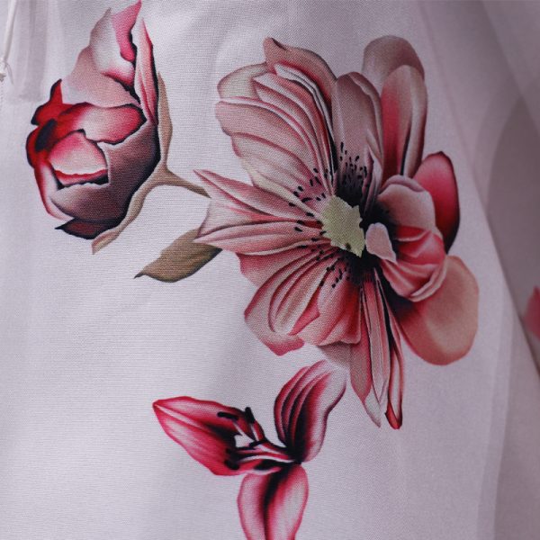 ⁦Women's Off-neck Loose Printed Top⁩ - الصورة ⁦5⁩
