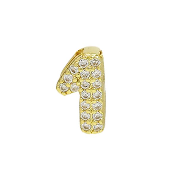 ⁦Brass 18K Zircon Diy Accessories Year Pendant⁩ - الصورة ⁦7⁩