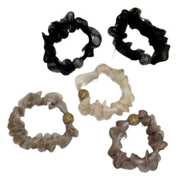 ⁦Women's Fashion Mesh Pleated Hair Accessories⁩ - الصورة ⁦5⁩
