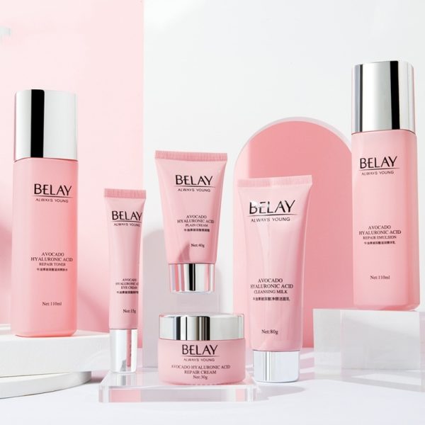 ⁦Avocado Hyaluronic Acid Moisturizing And Nourishing Skin Care Product Set⁩ - الصورة ⁦4⁩
