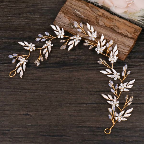 ⁦Bride Hair Band Wedding Accessories Photography Props⁩ - الصورة ⁦3⁩
