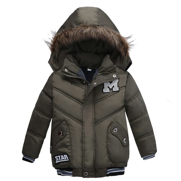 ⁦Small And Medium-Sized Boys Cotton-Padded Jackets⁩ - الصورة ⁦2⁩