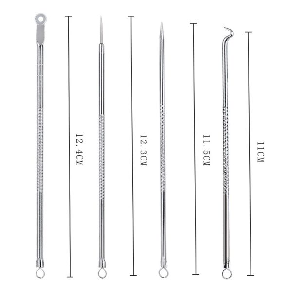 ⁦Acne Needle 4 Piece Set Stainless Steel Acne Needle Beauty⁩ - الصورة ⁦4⁩