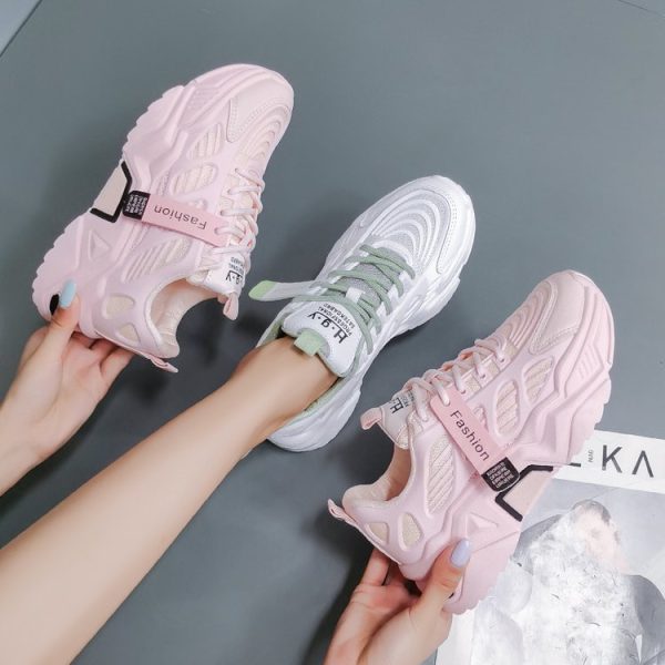 ⁦Versatile lightweight lace up casual women's shoes⁩ - الصورة ⁦2⁩