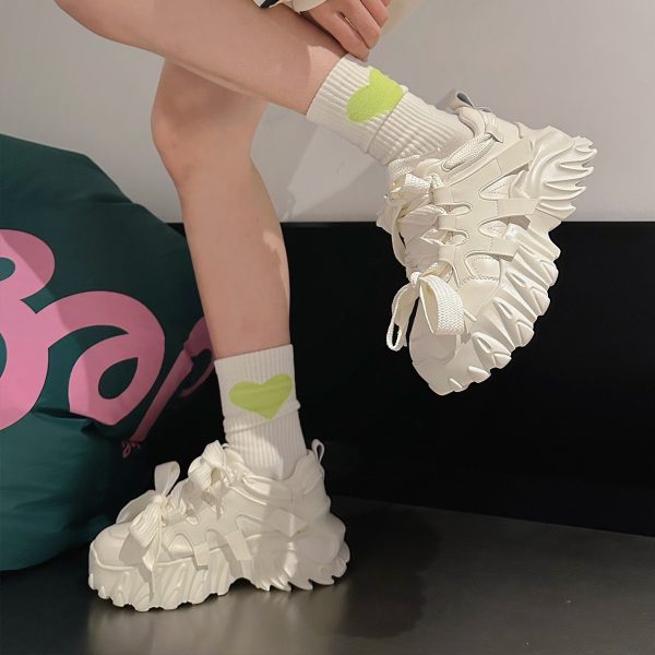 ⁦Women's Platform Height Increasing Casual All-matching Sneaker⁩ - الصورة ⁦4⁩