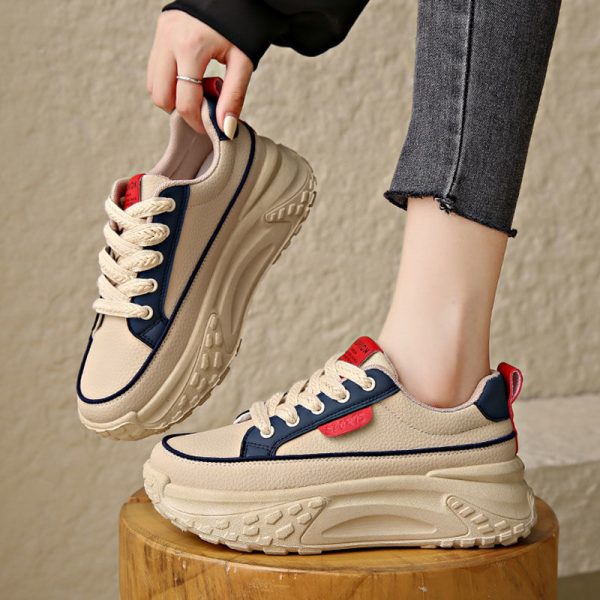 ⁦Women's Shoes All-match Height Increasing Casual Sneaker⁩ - الصورة ⁦2⁩
