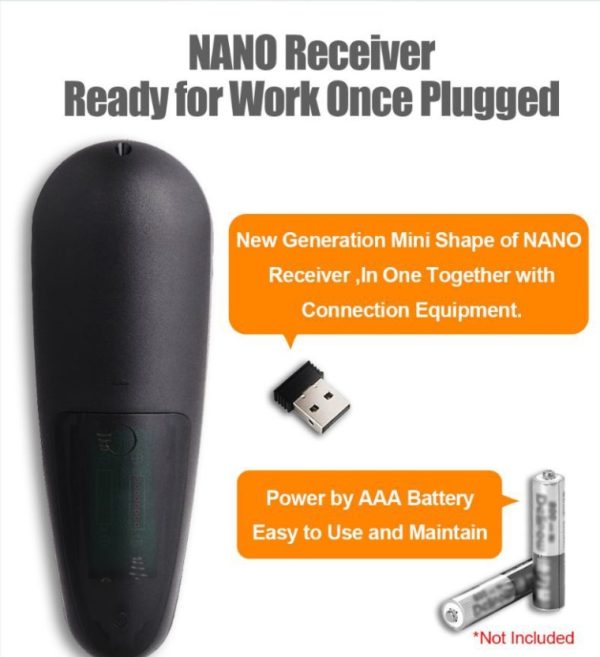 ⁦Wireless keyboard remote control⁩ - الصورة ⁦3⁩