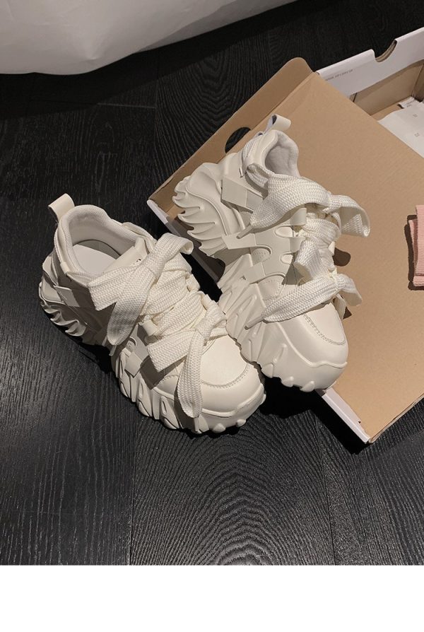 ⁦Women's Platform Height Increasing Casual All-matching Sneaker⁩ - الصورة ⁦9⁩