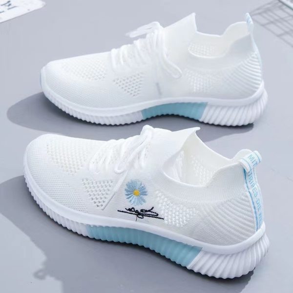⁦Women's Nude Shoes Leisure Sports Breathable Mesh Surface⁩ - الصورة ⁦3⁩