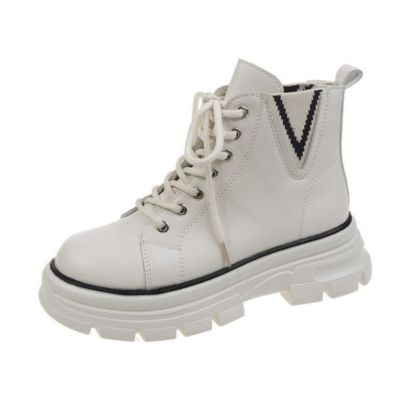 ⁦Autumn Autumn Shoes Martin Boots Autumn Thick Soled Casual Sports Sneakers⁩ - الصورة ⁦3⁩