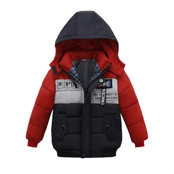 ⁦Small And Medium-Sized Boys Cotton-Padded Jackets⁩ - الصورة ⁦5⁩