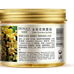 80 Pcs Bottle Gold Osmanthus Eye Mask Women Collagen Gel Whey Protein Face Care Sleep Patches Health Mascaras De Dormir