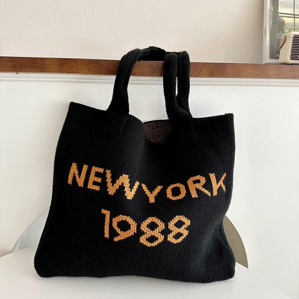 ⁦Women's Stylish Simple And Versatile Large Capacity Shoulder Tote⁩ - الصورة ⁦6⁩