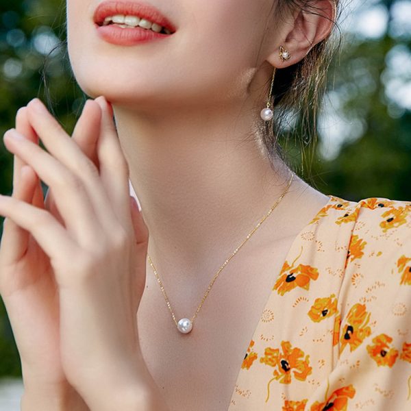 ⁦18K Gold Necklace Women's Fashion DIY Accessories⁩ - الصورة ⁦3⁩