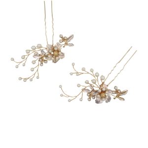 Beautiful Lacquer Flower Beaded Hairpin Hair Accessories