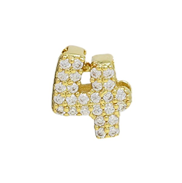 ⁦Brass 18K Zircon Diy Accessories Year Pendant⁩ - الصورة ⁦10⁩
