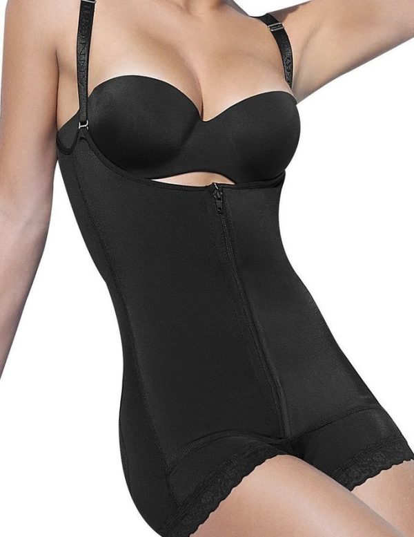 ⁦Zipper One-piece Shapewear, Postpartum Body Contouring Underwear⁩ - الصورة ⁦3⁩