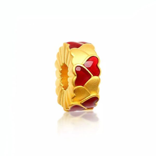 ⁦Bracelet Women 3D Hard Gold Jewelry Accessories⁩ - الصورة ⁦2⁩