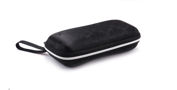 ⁦Black Eyewear Cases Sunglasses Case For Women Glasses Box With Lanyard Zipper Glasses Case Hard For Men Glasses Cloth Bag⁩ - الصورة ⁦10⁩