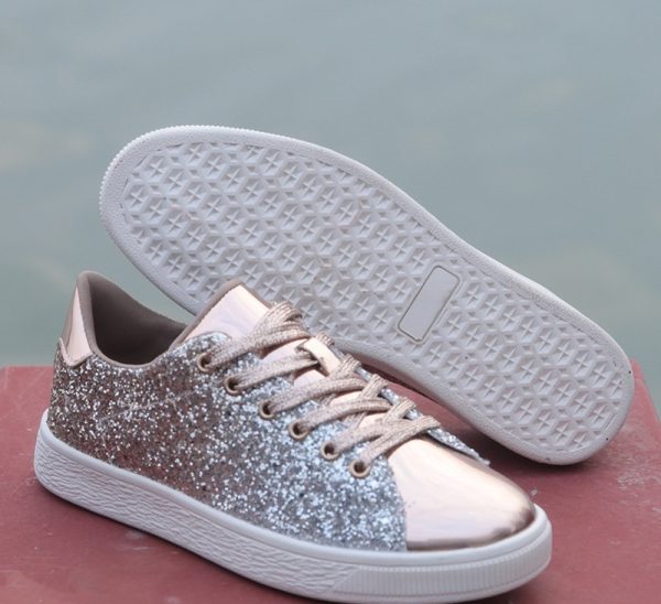 ⁦Women's Colorful Sequins Casual Low-top Shoes⁩ - الصورة ⁦8⁩