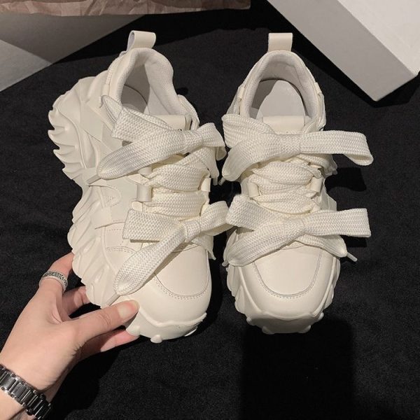 ⁦Women's Platform Height Increasing Casual All-matching Sneaker⁩ - الصورة ⁦3⁩