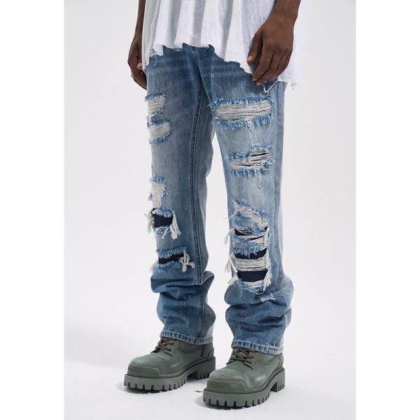 ⁦Vintage Loose Casual Jeans For Men⁩ - الصورة ⁦5⁩