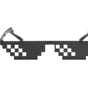 Sunglasses coded pixel sunglasses mosaic square glasses to force the second element b artifact