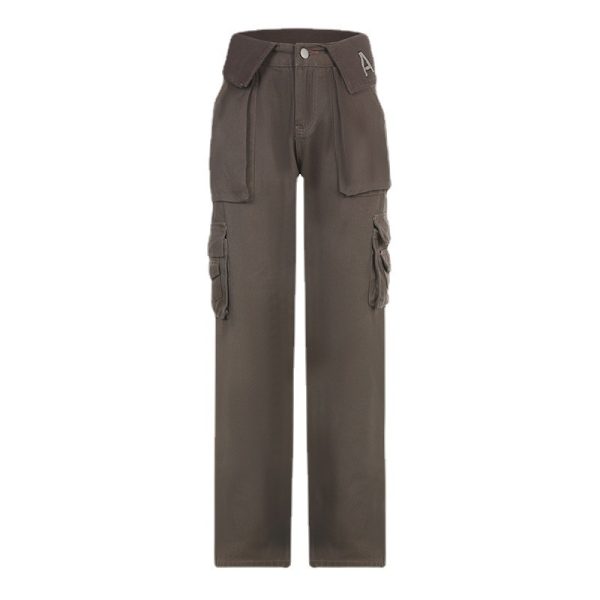 ⁦Women's Personality Street Shooting Fashion Blogger Trend Pants⁩ - الصورة ⁦5⁩