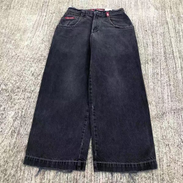 ⁦Straight And Loose Printed Jeans For Men⁩ - الصورة ⁦5⁩