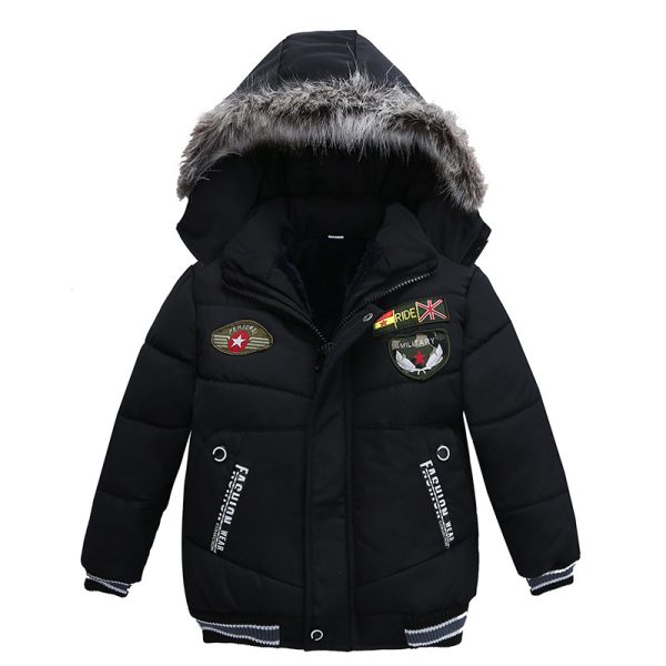 ⁦Small And Medium-Sized Boys Cotton-Padded Jackets⁩ - الصورة ⁦7⁩