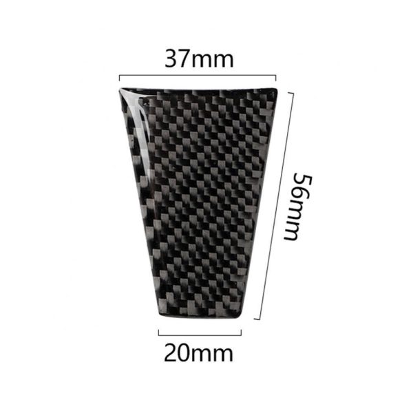 ⁦Carbon Fiber Steering Wheel Conversion Car Sticker Conversion Accessories⁩ - الصورة ⁦5⁩