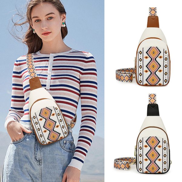 ⁦Women's Bag Pu Shoulder Bag Design Retro Simple⁩ - الصورة ⁦2⁩