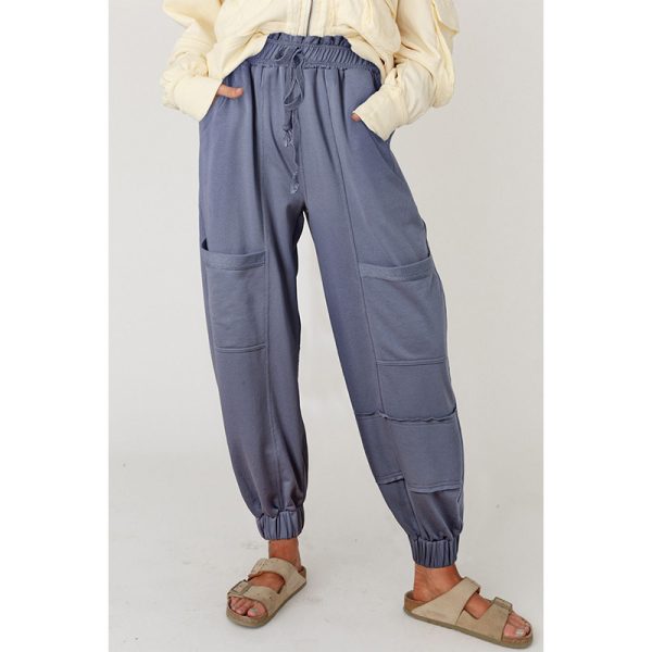 ⁦Versatile Multi-pocket Harem Pants For Women⁩ - الصورة ⁦2⁩