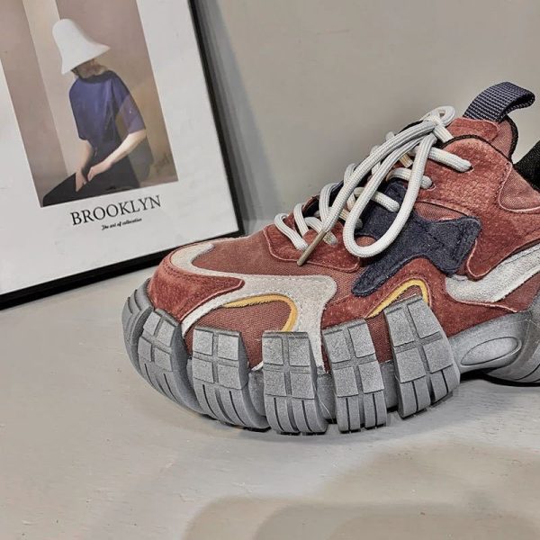 ⁦Canvas Casual Shoes Soft Bottom Retro Sneaker⁩ - الصورة ⁦2⁩