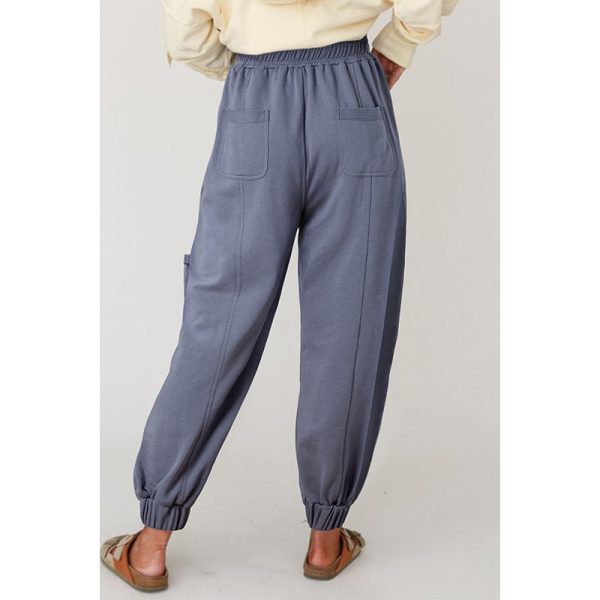 ⁦Versatile Multi-pocket Harem Pants For Women⁩ - الصورة ⁦3⁩
