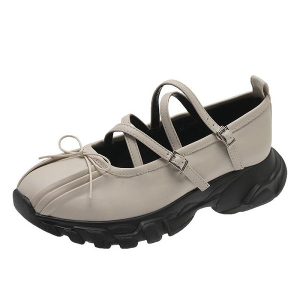⁦Women's Summer Retro Casual French Bowknot Shoes⁩ - الصورة ⁦8⁩