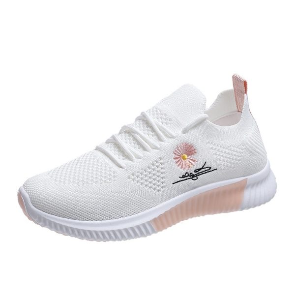 ⁦Women's Nude Shoes Leisure Sports Breathable Mesh Surface⁩ - الصورة ⁦5⁩