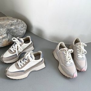 Women's Trendy Leather All Match Small Waist Daddy Shoes