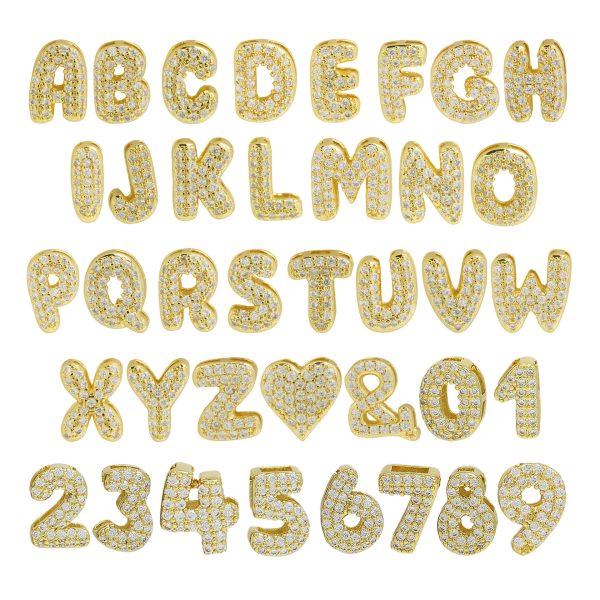 ⁦Brass 18K Zircon Diy Accessories Year Pendant⁩ - الصورة ⁦4⁩