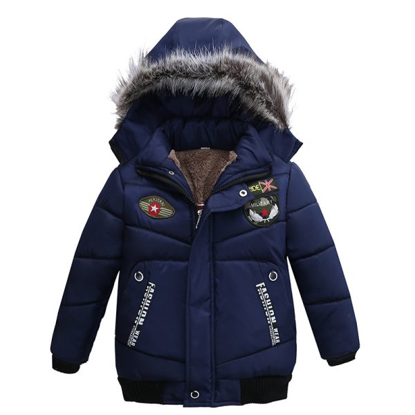⁦Small And Medium-Sized Boys Cotton-Padded Jackets⁩ - الصورة ⁦6⁩