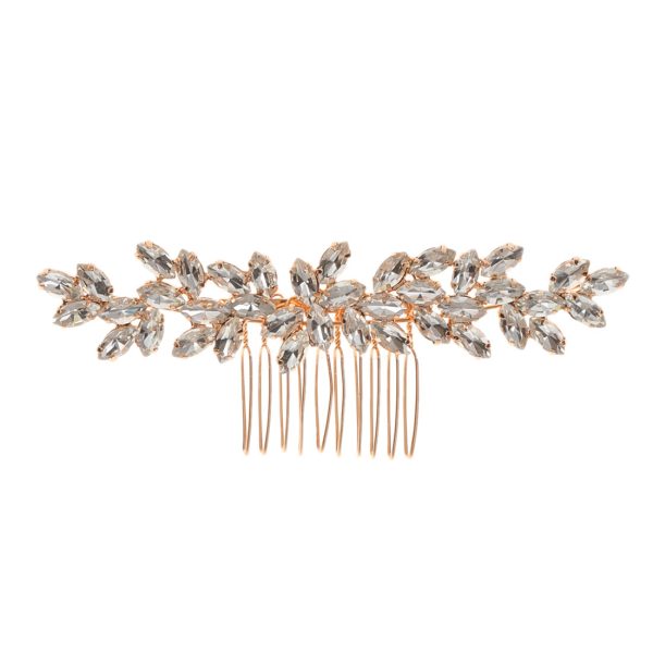 ⁦Bridal Wedding Scratch Diamond Headdress Hair Accessories⁩ - الصورة ⁦5⁩
