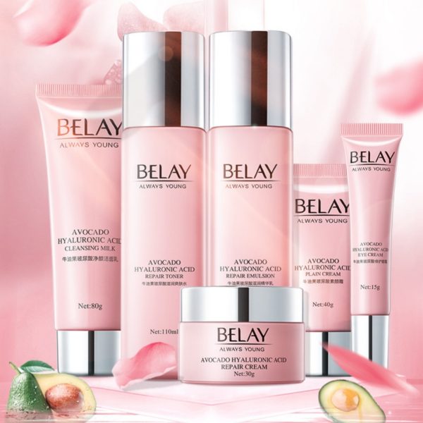 ⁦Avocado Hyaluronic Acid Moisturizing And Nourishing Skin Care Product Set⁩ - الصورة ⁦5⁩