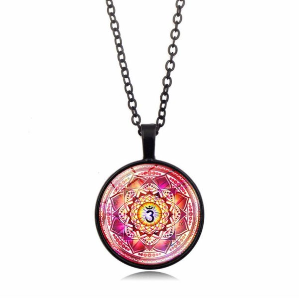 ⁦Accessories Yoga Mandala Time Gem Necklace⁩ - الصورة ⁦7⁩