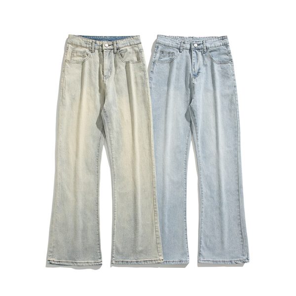 ⁦American-style Retro Minority Distressed Skinny Jeans For Men⁩ - الصورة ⁦4⁩