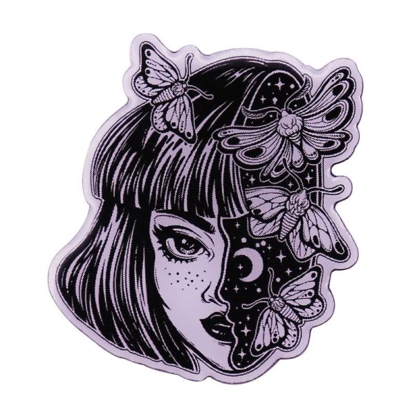 ⁦Anime Girl Badge Abstract Art Accessories⁩ - الصورة ⁦4⁩
