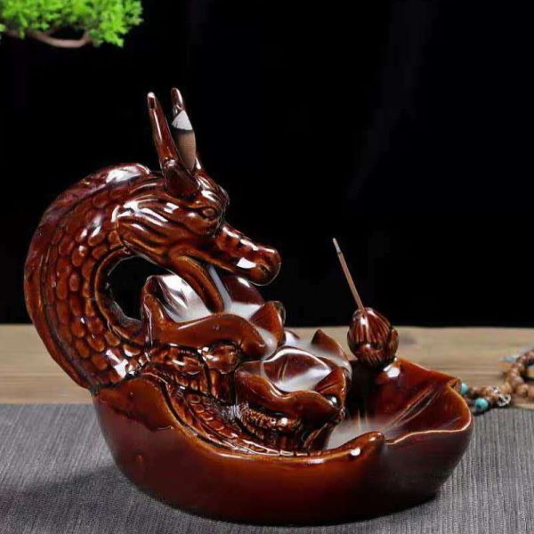 ⁦Backflow Incense Burner Creative Leading Furniture Accessories⁩ - الصورة ⁦3⁩