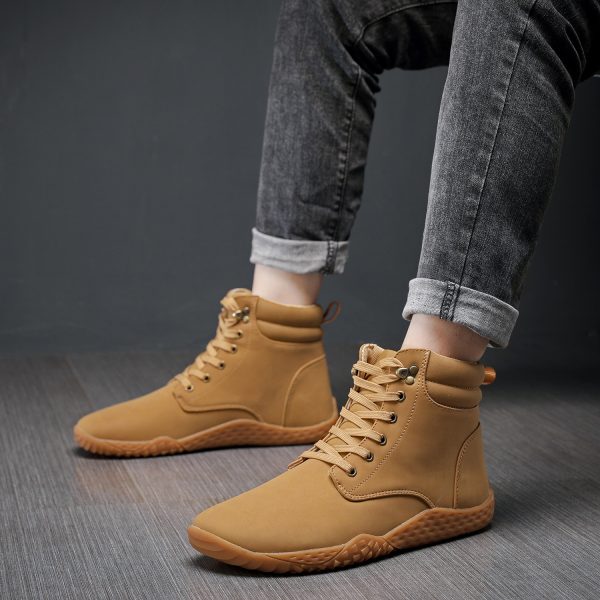 ⁦Autumn Fashion High-top Casual Sports Skate Shoes Trendy All-matching Men⁩ - الصورة ⁦2⁩